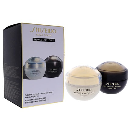 Set Cremă Unisex Shiseido, Day/Night, alb/negru
