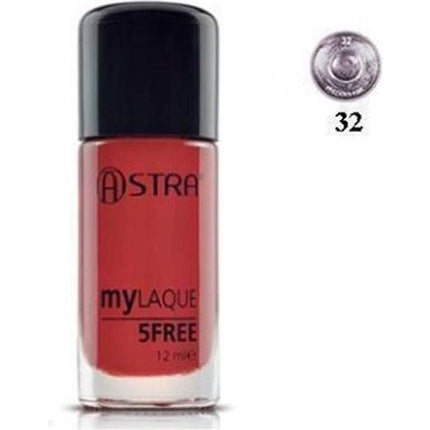 Lac de unghii, Astra, Mylaque 5Free, roz 12 ml