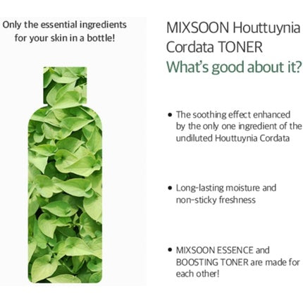 Toner Mixsoon Heartleaf, 300ml, Transparent