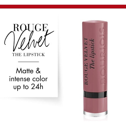 Ruj Bourjois Rouge Velvet The Lipstick #18 Mauve-martre 2.4g