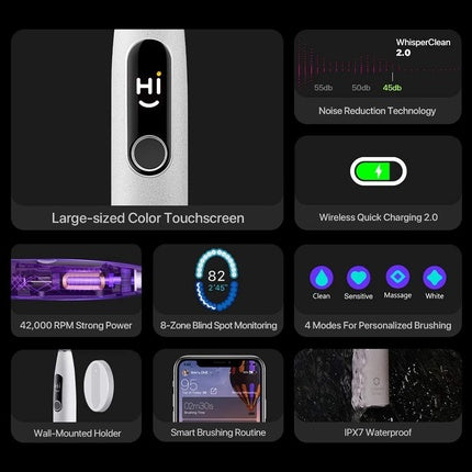 Periuță electrică, Oclean, X Pro Elite, gri