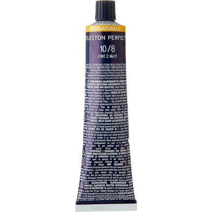 Vopsea de par, Wella Koleston Perfect Me+, 10/8 Blond Deschis Perlat, 60ml