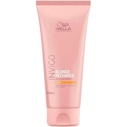 Balsam, Wella, Invigo Blonde Recharge Warm Blonde, 200ml