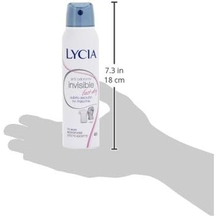 Deodorant Spray, Lycia, Invisible Fast Dry, alb, 150ml