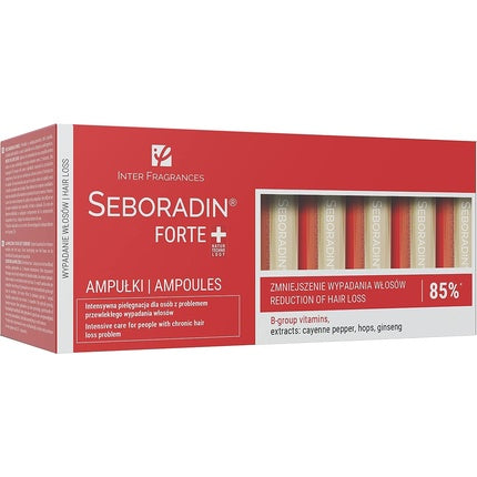 Ser Hair-Growth Seboradin Forte, 14 x 5.5ml, roșu