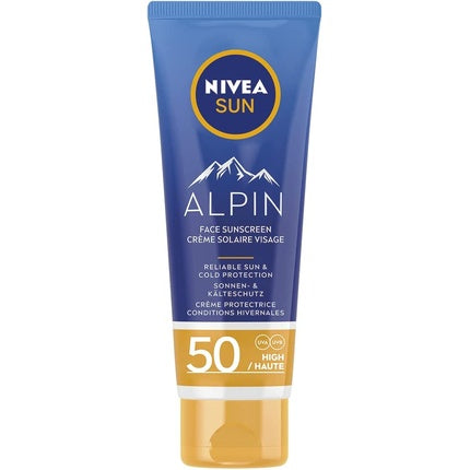Cremă de protecție solară față, Nivea Sun Alpin, SPF 50, 50ml