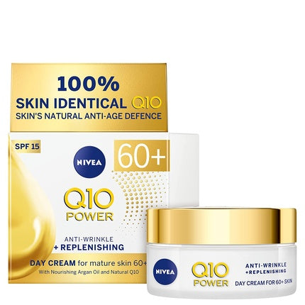 Cremă de zi, Nivea, Q10 Power, SPF15 alb