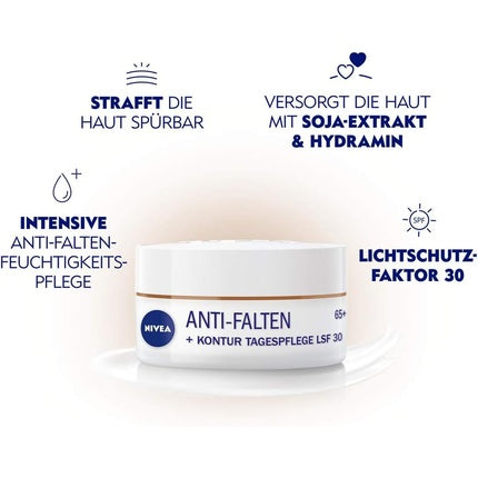 Cremă de zi, Nivea, Anti-Rid, 65+, 50ml