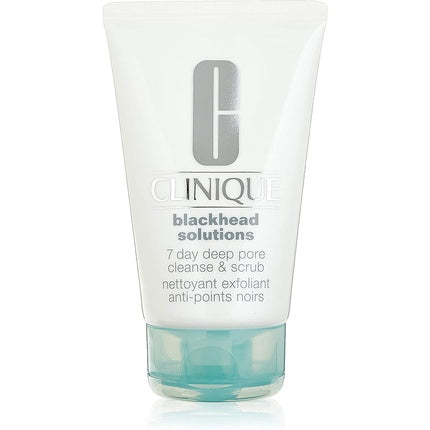 Exfoliant facial, Clinique, Blackhead Solutions 7 Day Deep Pore Cleanse & Scrub, 125ml