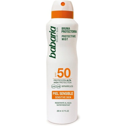 Spray protecție solară Babaria SPF 50 piele sensibilă 200ml