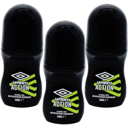 Deodorant Roll-on, Umbro Action, 50ml, negru