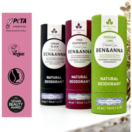 Deodorant, Ben&Anna, Pink Grapefruit, 40g