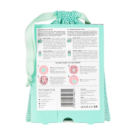 Set Demachiant Glov Matcha, perne refolosibile, verde