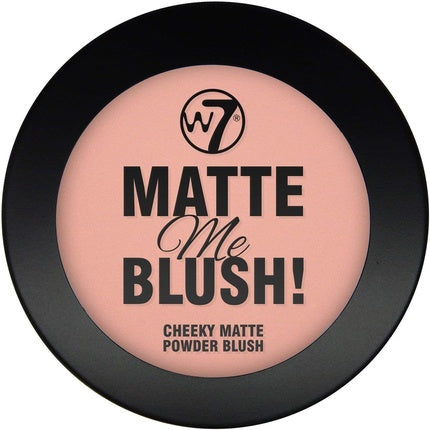 Fard de obraz, W7, Matte Me Blush, roz deschis