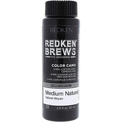 Vopsea păr, Redken, Brews Camo Color 5n, negru, 60ml