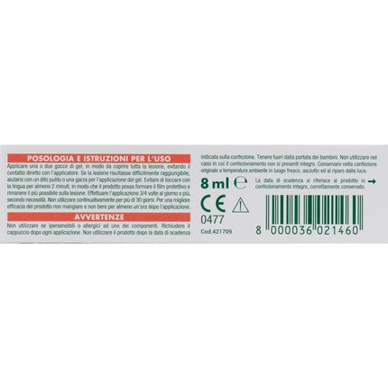 Gel Afte, Angelini, Tantum Verde, 8ml, alb