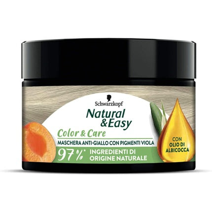 Masca păr, Schwarzkopf, Natural & Easy, anti-galben, 150ml