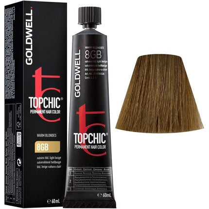 Vopsea de păr, Goldwell, Topchic, blond bej deschis