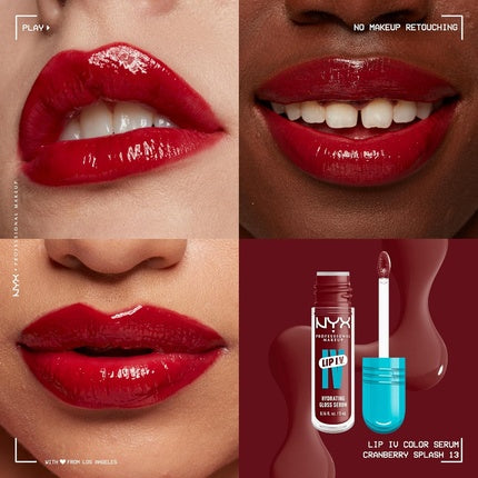 Lip Gloss, NYX, Lip IV, roșu