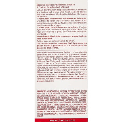 Masca de păr, Clarins SOS Hydra, 75ml