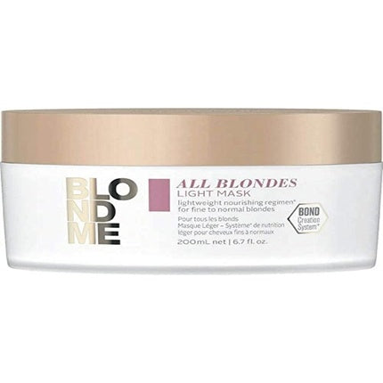 Masca de Par, Schwarzkopf BLONDME All Blondes Light, 200ml