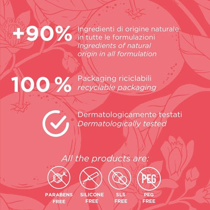 Demachiant față Naturaverde, extract grapefruit, 150ml