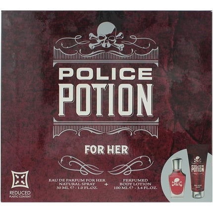Set Cadou Eau de Parfum, Police Potion For Her, 30ml + Lotiune de Corp 100ml