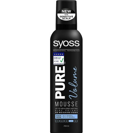 Spumă de păr Syoss Pure Volume 250ml