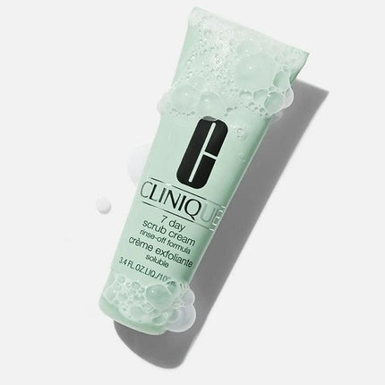 Scrub facial, Clinique, 7 Day, verde, 100ml