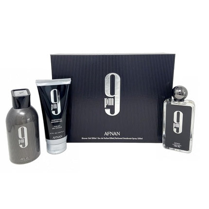 Set cadou parfum, Afnan 9 PM, pentru bărbați, 100ml