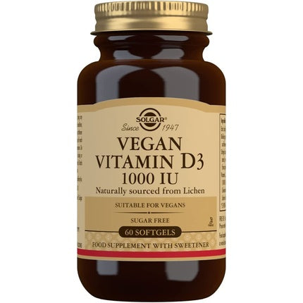 Vitamine, Solgar, Vegan Vitamin D3 1000IU