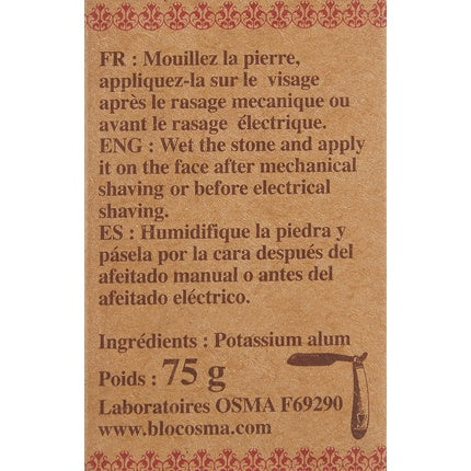 Aftershave, Sibel, Bloc Alum 75g, gri