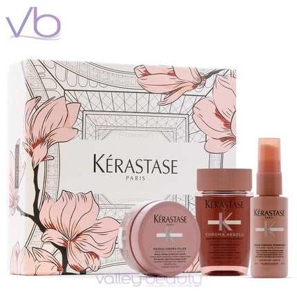 Kit Îngrijire Păr, Kérastase, Chroma Absolu, roz