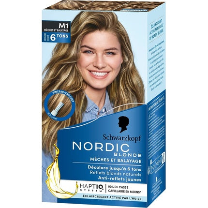 Vopsea de păr, Schwarzkopf, Nordic Blonde M1, permanentă