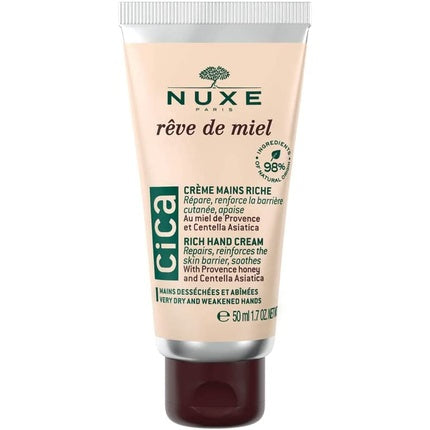 Crema maini, NUXE, Rêve De Miel Cica Rich, 50ml