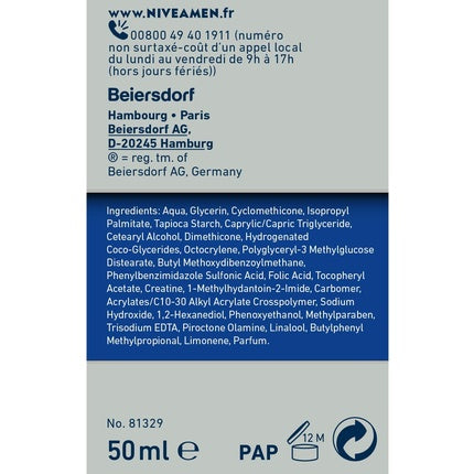 Crema fata, Nivea Men, Active Age, 50ml, argintiu