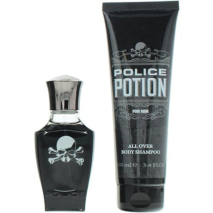 Set parfum, Police, Potion For Him, 30ml + gel de duș 100ml