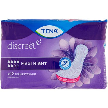 Absorbante igienice femei, Tena Lady Maxi Night, 12 bucăți
