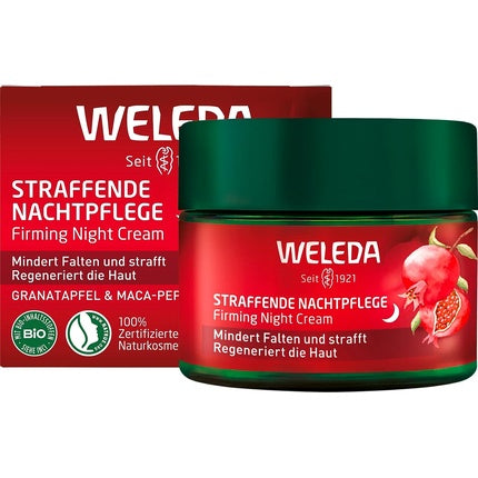 Cremă de noapte, Weleda, 40ml, rodie și peptide de maca