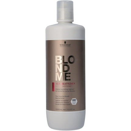 Balsam par blond, Schwarzkopf BlondMe, Keratin Restore, 1000ml