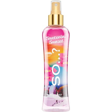 Spray pentru corp So, Santorini Sunset, 200ml, roz