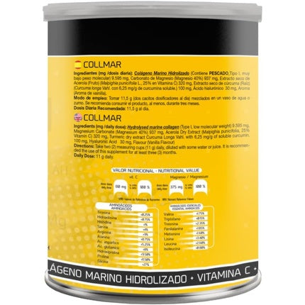 Colagen Hidrolizat Drasanvi Collmar, Turmeric, Vanilie 300g