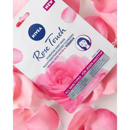 Masca hidratantă, Nivea, Rose Touch, 1 bucată