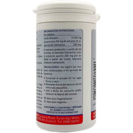 Supliment alimentar, Lamberts, Milk Thistle, 90 tablete