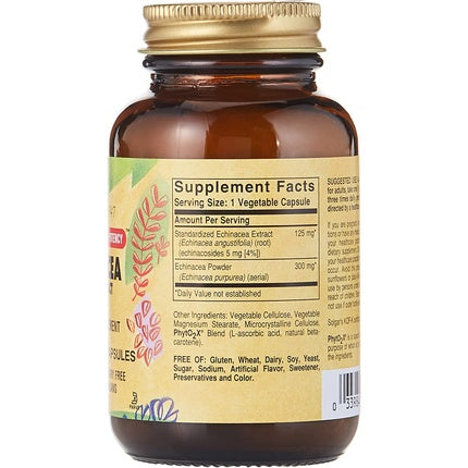 Supliment, Solgar, Echinacea Herb Extract, capsule vegetale