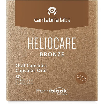 Capsule protecție solară, Heliocare, Bronze, 30 bucăți