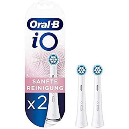 Capete periuță de dinți, Oral-B iO, curățare delicată, alb