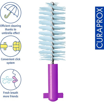 Rezerve interdentară Curaprox CPS 406, roz, set 4 bucăți