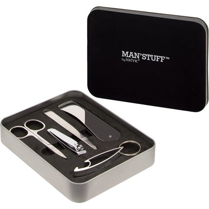 Kit bărbierit Technic, Man Stuff, negru, 135g