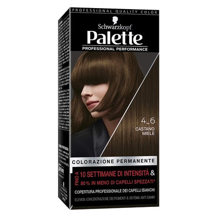 Vopsea de par, Schwarzkopf, Palette Professional Performance, Honey Brown